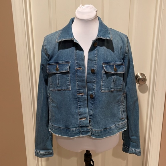 Loft denim jacket boxy style Size M - Picture 7 of 10